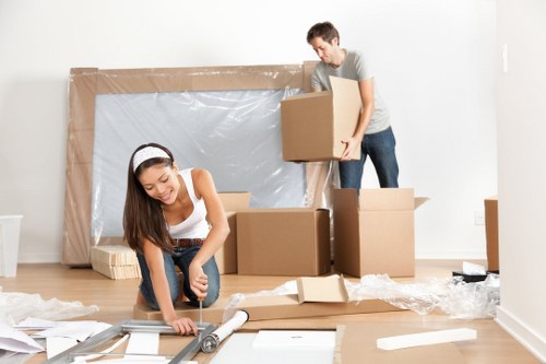 Man and van vehicle prepared for a local move