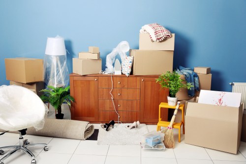 Commercial moving truck service supporting an Islington office relocation