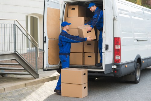 Man with a van helping with a local move in Islington