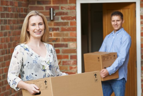 Local moving team handling office access challenges in Islington