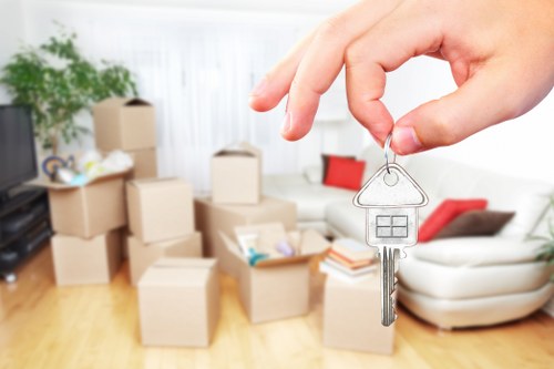 Removal team planning a residential move in Islington