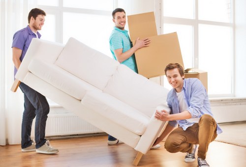 Commercial furniture pick-up for an Islington business
