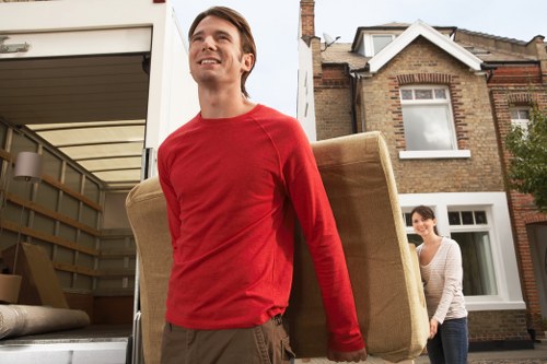 Packing and loading furniture for a local Islington removal service
