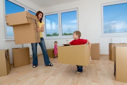Packing and transport for office equipment during an Islington move