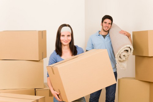 Checklist and packing materials prepared for an Islington home move