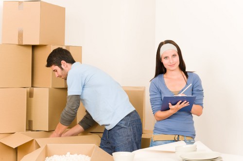 Local removals van ready for home and business moves in Islington