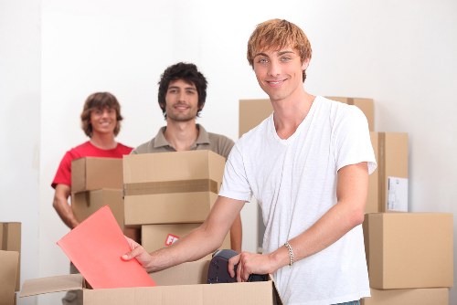 Local removal van serving a flat move in Islington